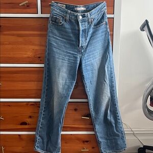 Levi's Blue Flare & Wide Leg Jeans